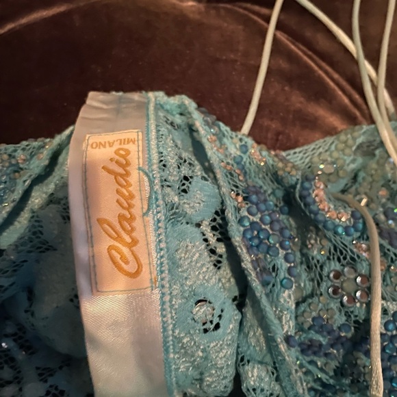 Claudio Milano /Blue swarski crystal top - Picture 3 of 9